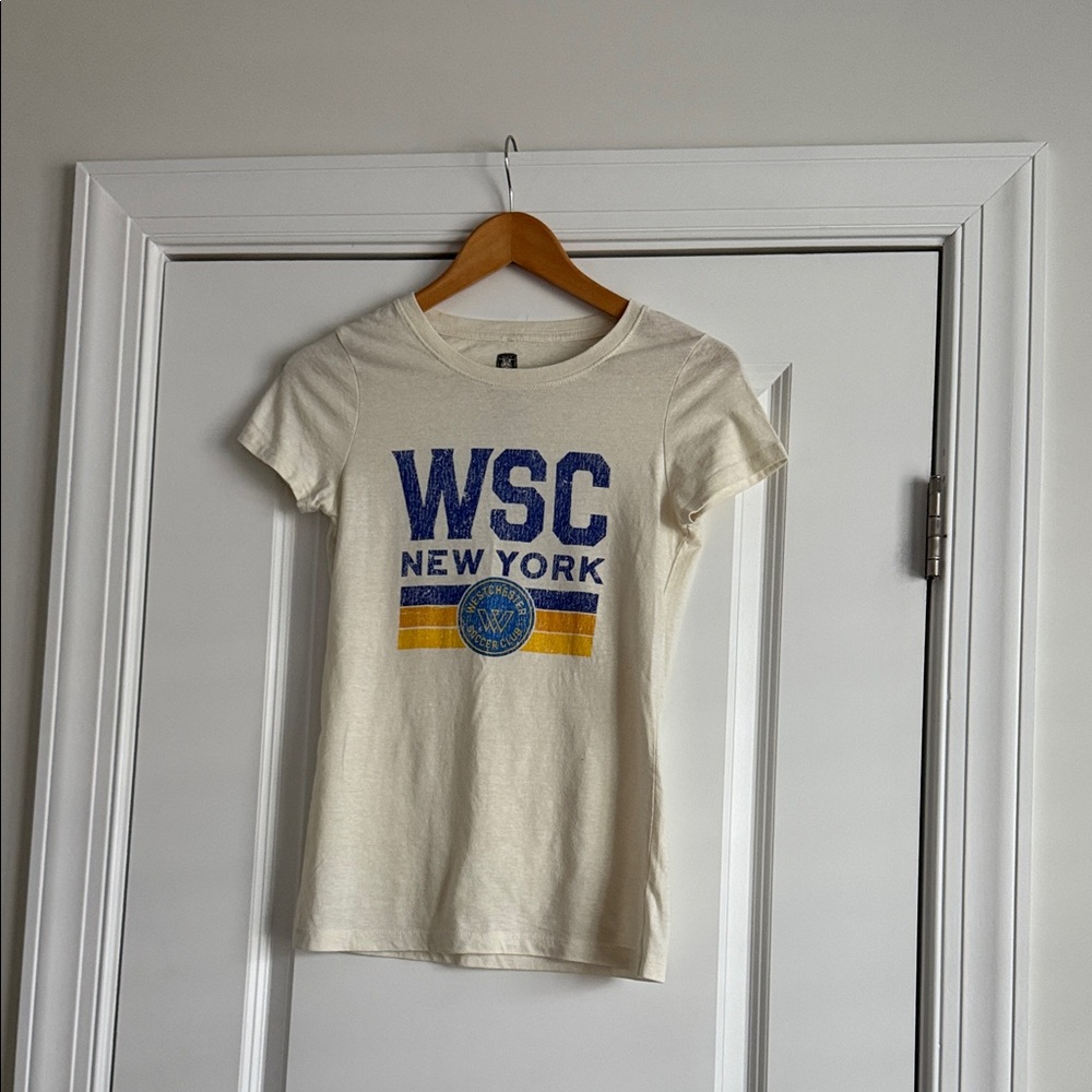 Women's Cream Westchester Soccer Club Graphic Tee